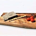 Live edge cheese board with coasters