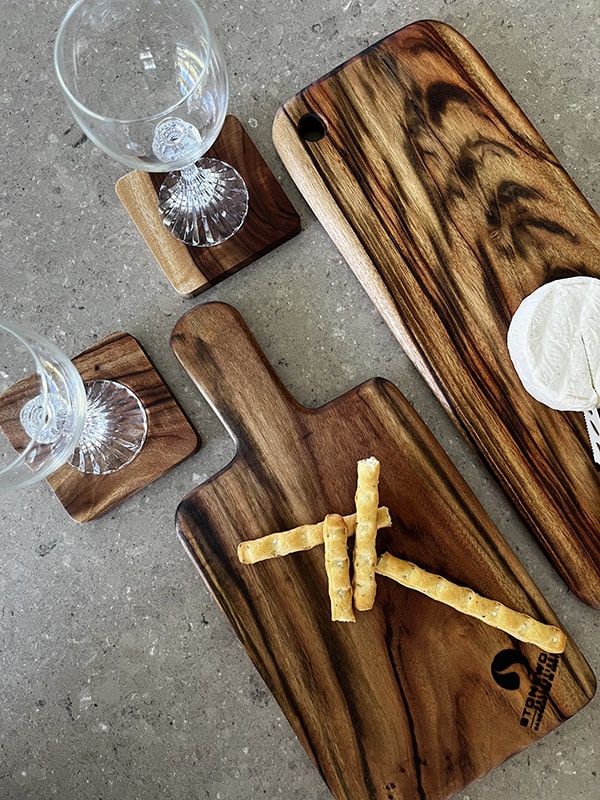 Wooden Coasters & Chopping Boards Designed in Australia