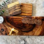 Solid Wood Chopping Block With Smooth Wax Coating