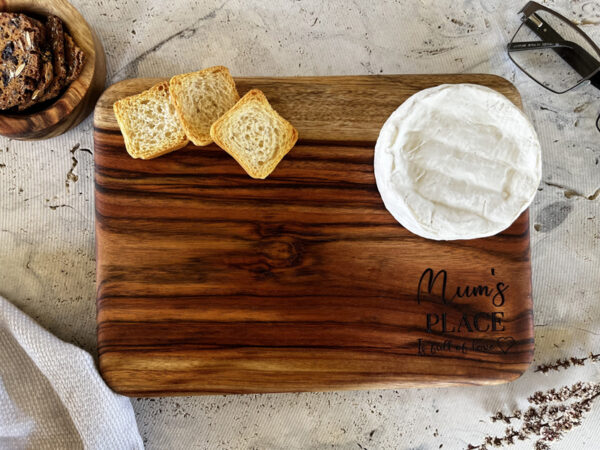 Personalised Chopping Board & bowl With Aromatic Smell
