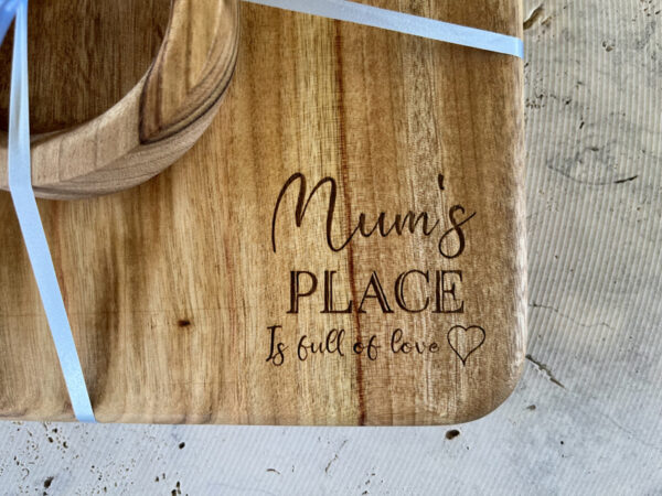 Wooden chopping board gift set