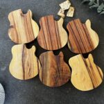 Guitar Shaped Coasters – Set of 6