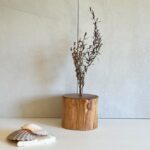 Rustic Log Vase